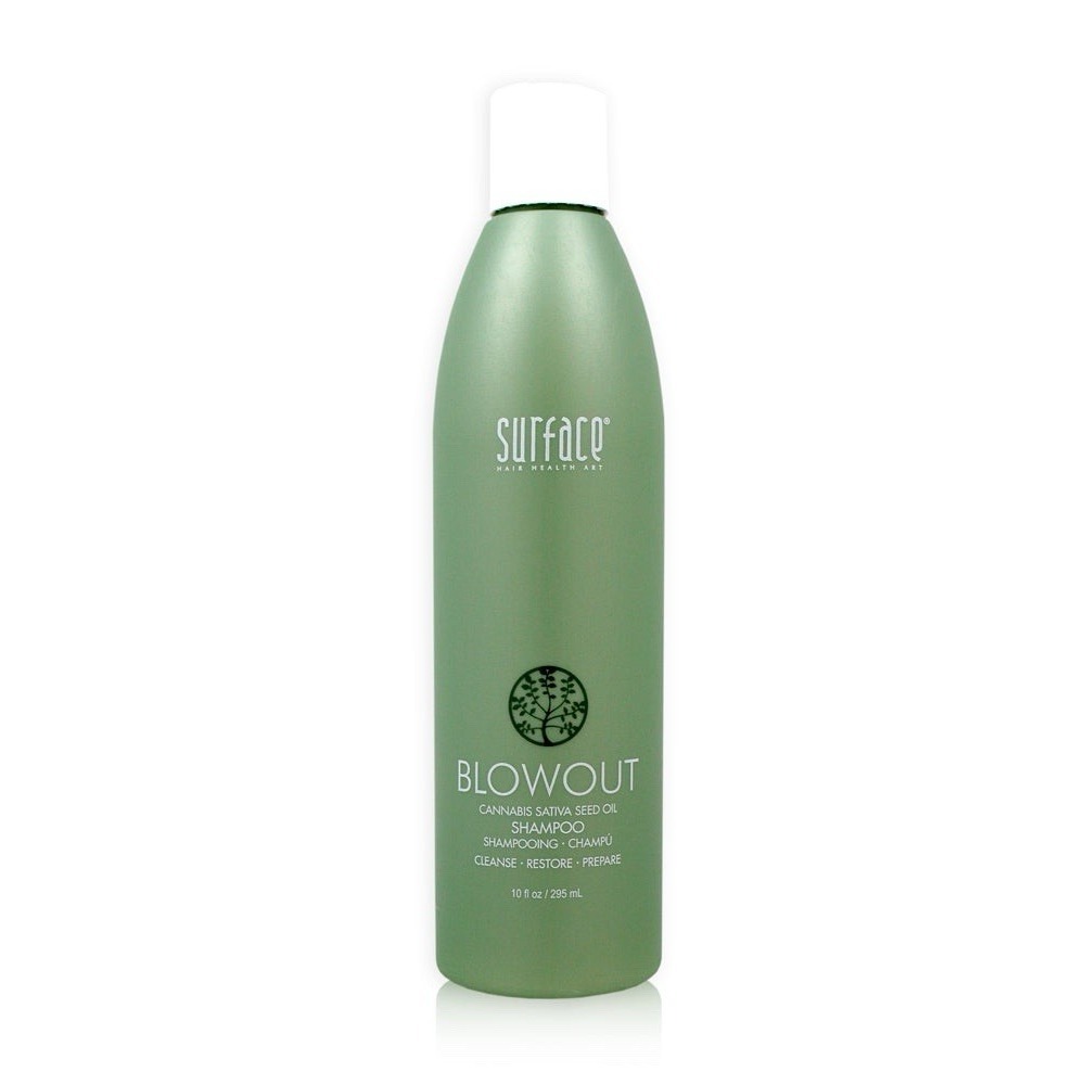 Surface Blowout Shampoo Cannabis Sativa Seed Oil 10 oz 295 ml All Hair Types